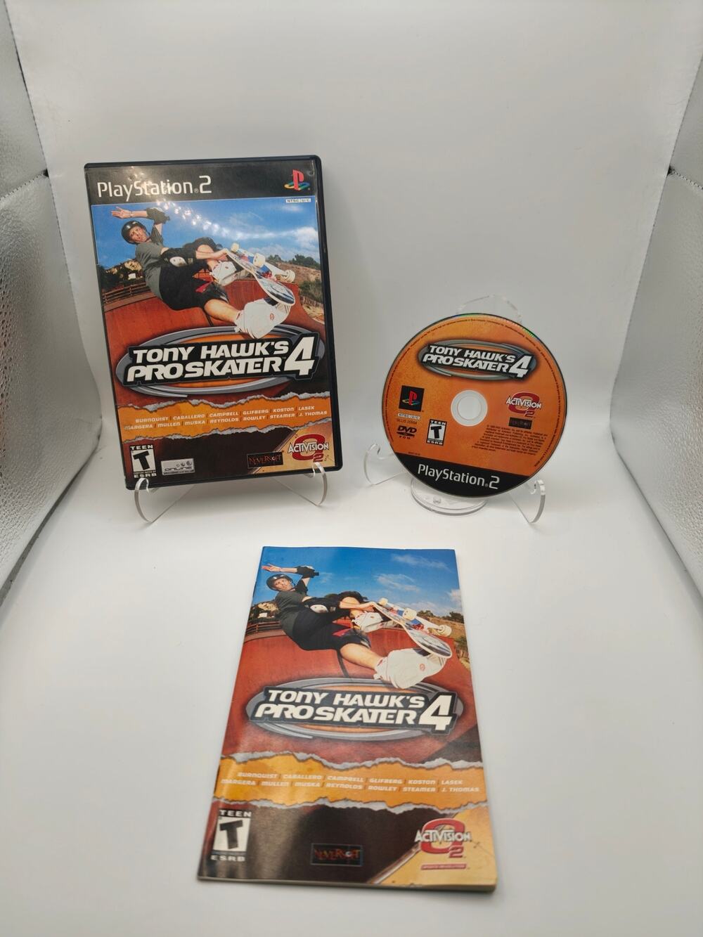 Tony Hawk's Pro Skater 4 PS2 CIB Complete Manual